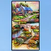 (US Local)Countryside - Flower Crystal Rhinestone Diamond Painting(85*45cm)