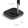 2 in 1 Headphone Stand with Wireless Charger &ndash; USB Type-C Output Port and Magnetic Wireless Charger &ndash; Compatible with iPhone 15/14/13/12 and Other Qi-Enabled Devices