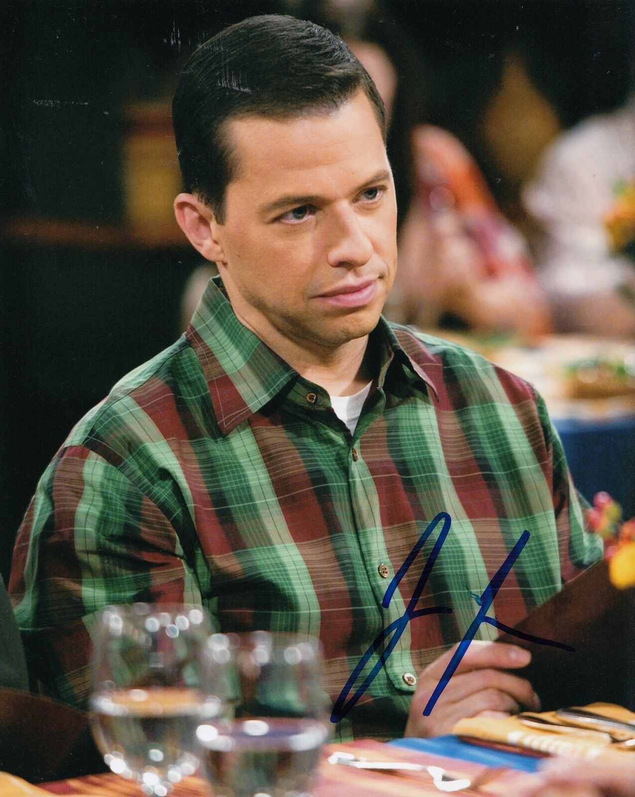 JON CRYER signed (TWO AND A HALF MEN) TV SHOW 8X10 Photo Poster painting W/COA *ALAN HARPER* #2