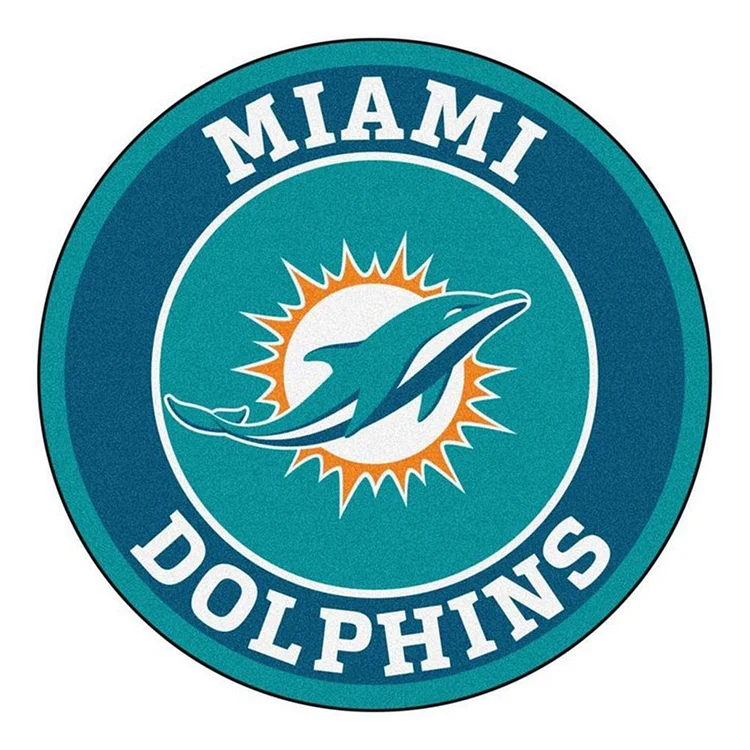 Diamond Painting - Full Round - Miami Dolphins Football Team(40