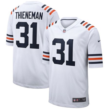 Men's Chicago Bears #31 Dillon Thieneman White 2026 NFL Draft Game Jersey RJLX