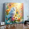 Framed Diamond Painting - Full Round Drill - Owl (25x25cm)