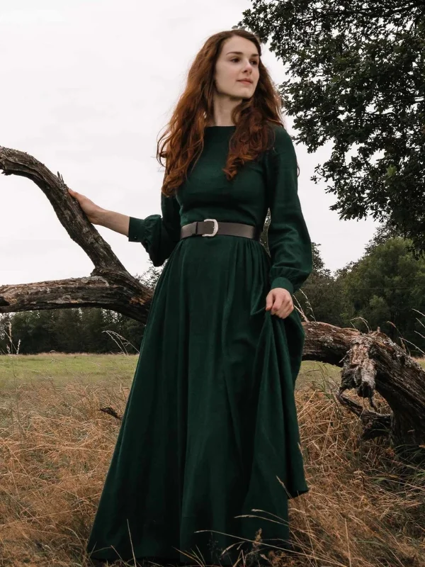 Vintage Medieval Style Maxi Dress