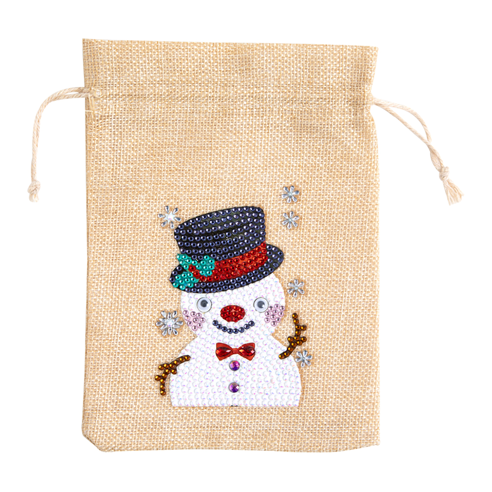 

Christmas Linen Gift Bag - 5D DIY Craft Fashion Accessories, 501 Original