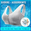 Gioiacombo&trade;Reggiseno traspirante con cerniera frontale