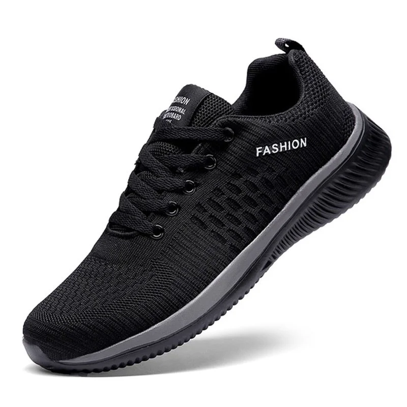 Men Sneakers Fashion Men Casual Shoes Breathable Men Shoes Walking Sneakers Men's Tennis Black Tenis Masculino Zapatillas Hombre