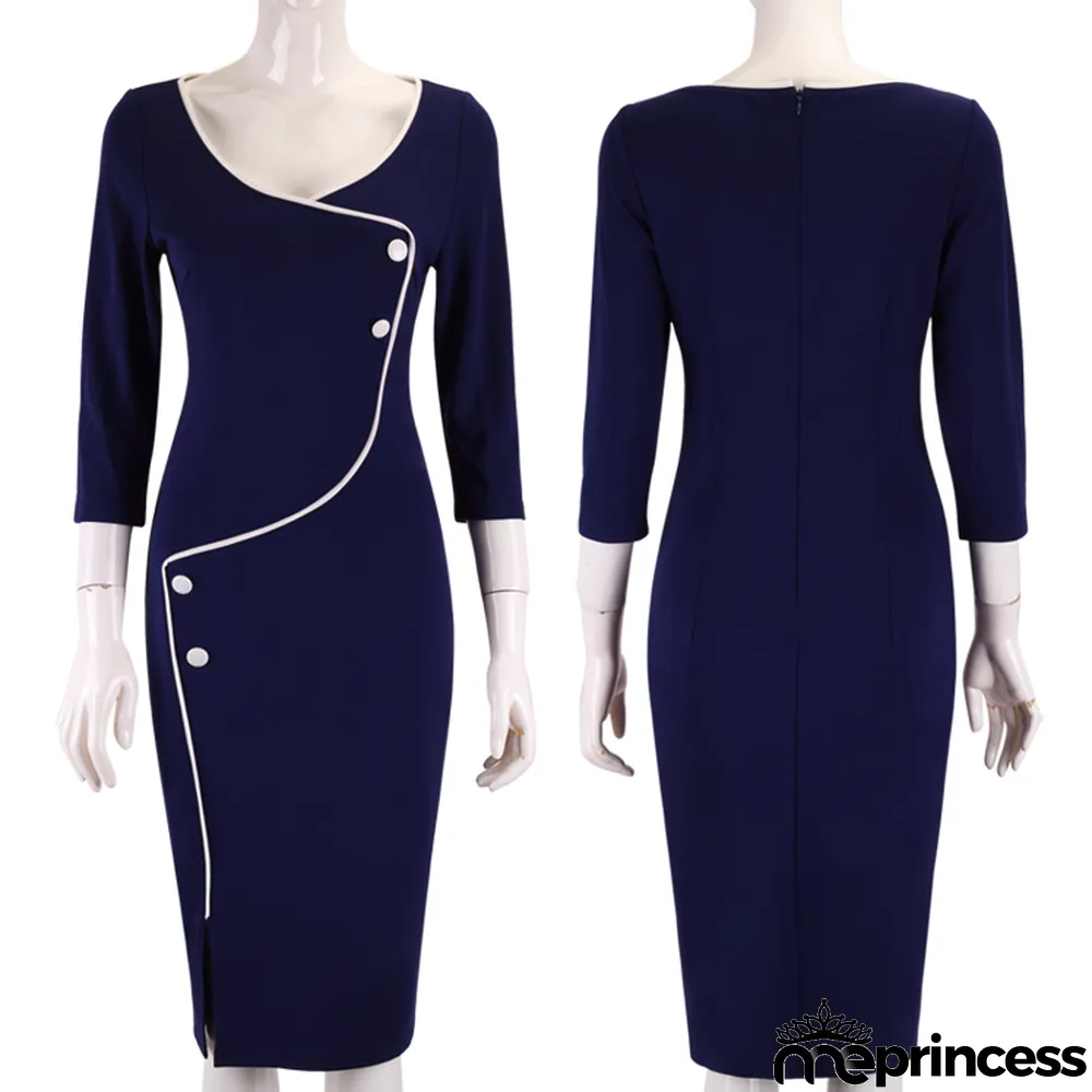 Elegant Slim Fit Dress