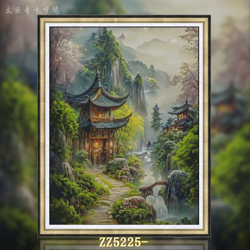 [ZZ5225-Tingshan Wonderland]  Painting Fairy Cross Stitch