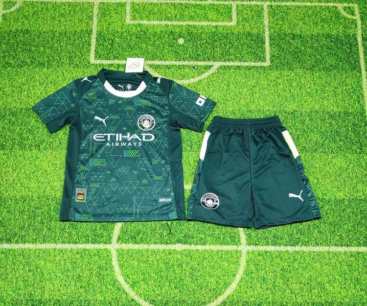 25/26 Manchester City third away children's jersey