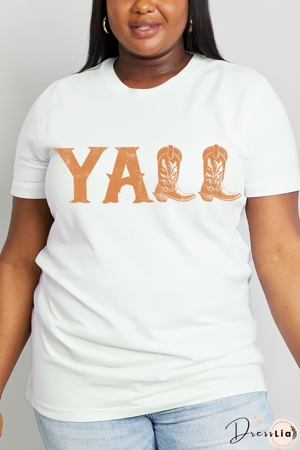 Simply Love Simply Love Full Size YALL Graphic Cotton Tee