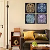 DIY Diamond Painting Kit Skull Abstract Partial Drill Rhinestone Canvas Art