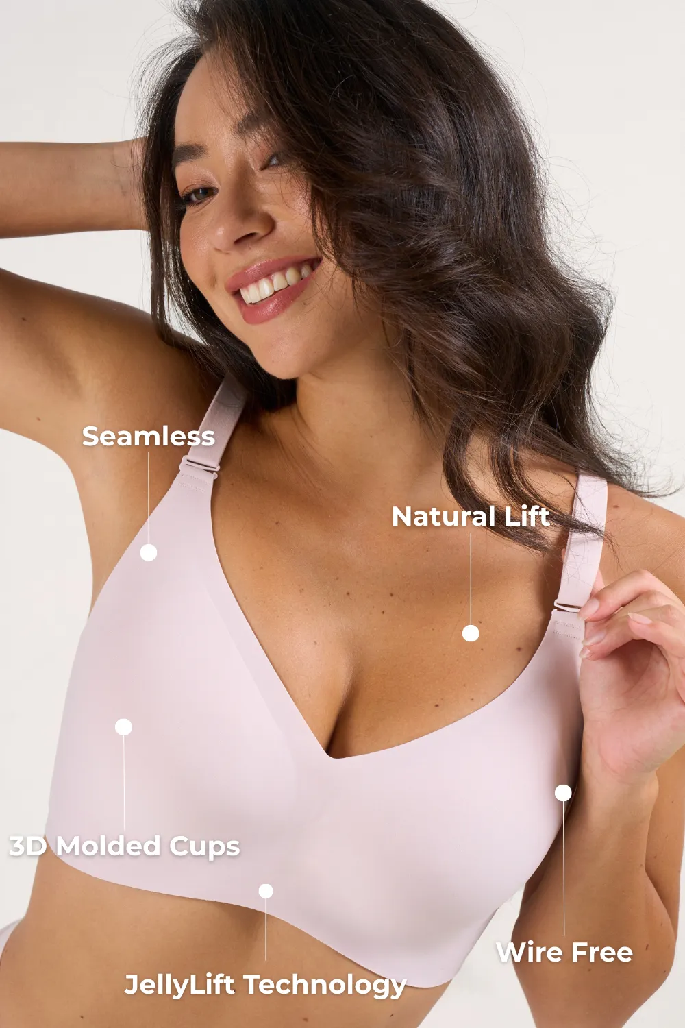 Seamless Comfort Full Coverage Jelly Bra
