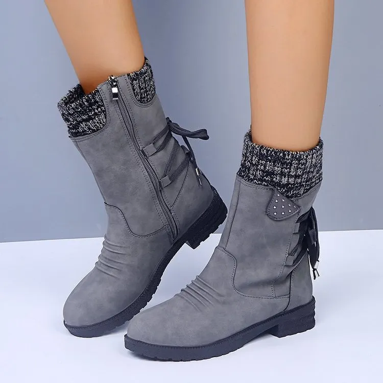 Churchf Churchf Size Martin Boots Female 2023 Fall And Winter New Thick Heel Strap In The Tube Women's Boots Wish Fall And Winter
