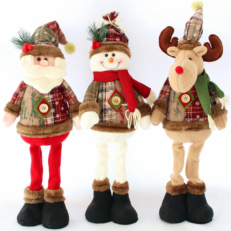 55 cm Christmas Decoration Doll Santa Snowman And Deer | AvasHome