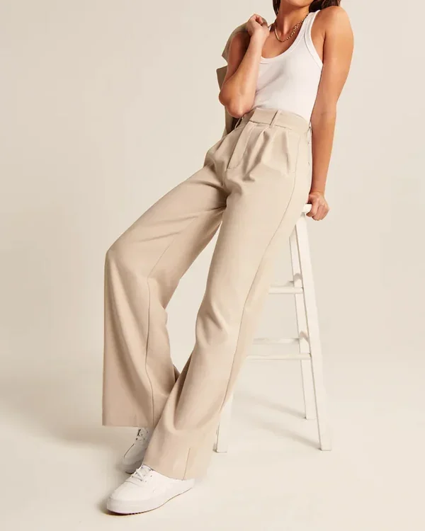 ✨2024 Latest-The Effortless Tailored Wide Leg Pants