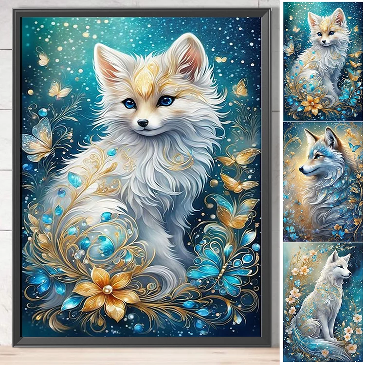 Arctic Fox - Full Round - Diamond Painting (40*60cm)