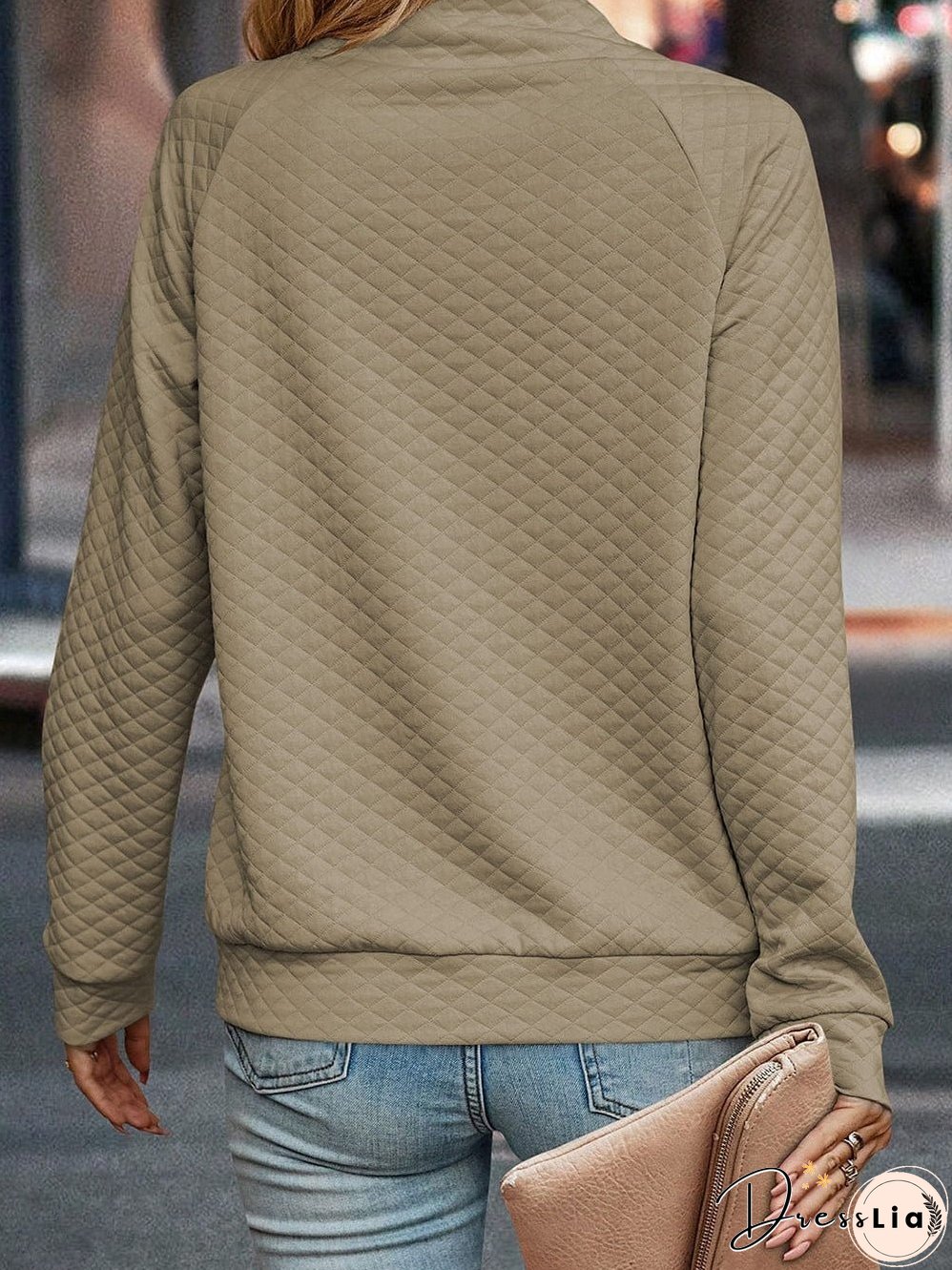 Stylish Quilted Pullover