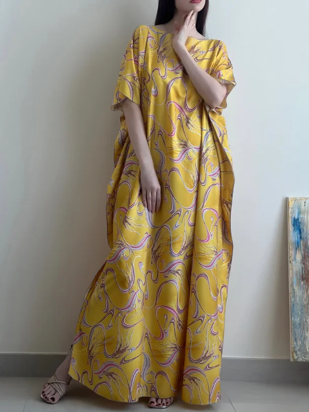 Stylish Floral Print Robe-inspireuse