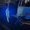2Pcs Car Door Warning Light LED Colorful Emergency Signal Light Welcome Light