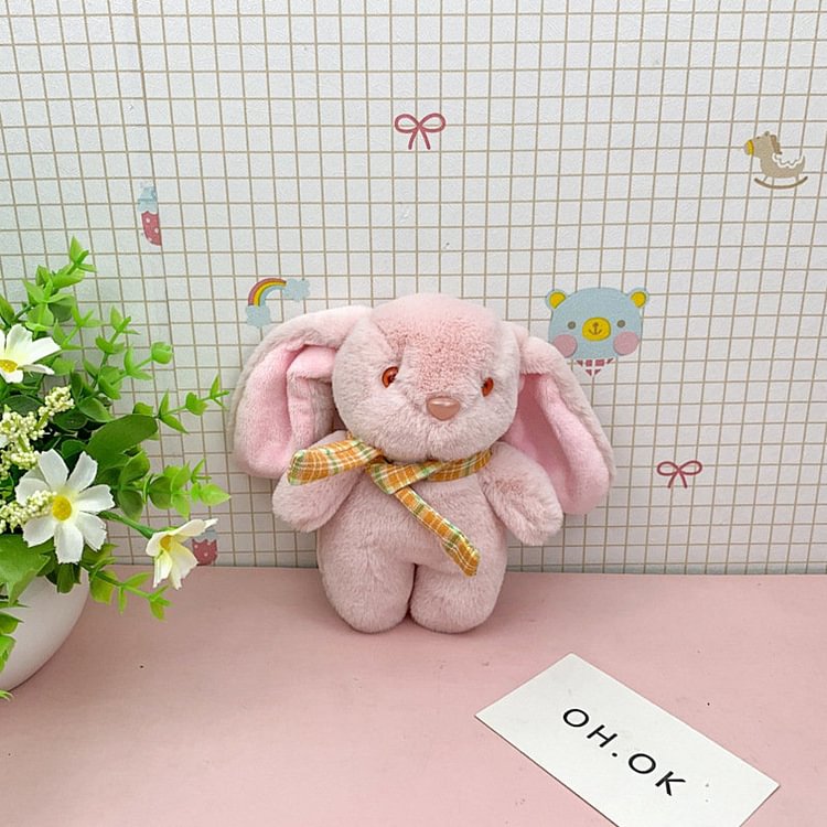Kawaii Long-Eared Bunny Plushies Keychain