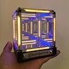 Four-Dimensional Hypercube Creative Gaming Atmosphere Light Desktop Ornament with a Technological Touch
