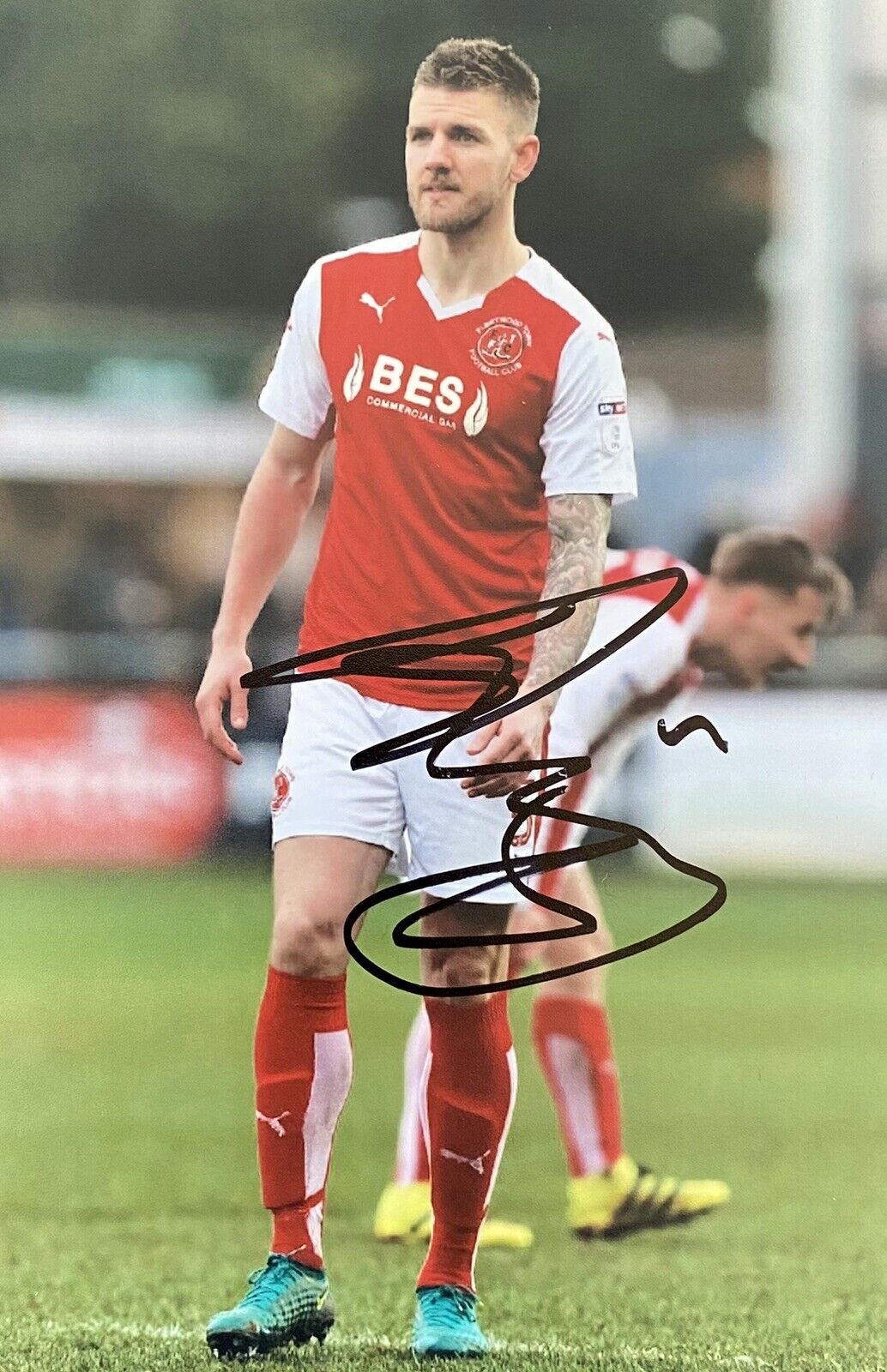 Ashley Eastham Genuine Hand Signed Fleetwood Town 6X4 Photo Poster painting