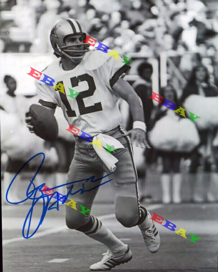 ROGER STAUBACH Dallas Cowboys HOF Signed Autographed 8x10 Photo Poster painting Reprint