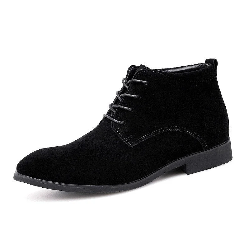 Really Leather Suede High Quality Leather Business Casual Shoes Men Dress Office Luxury Shoes Male Breathable Oxfords Men Formal