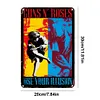 Guns N' Roses - Panneaux en &eacute;tain m&eacute;tallique(20*30cm/30*40cm) - Musique