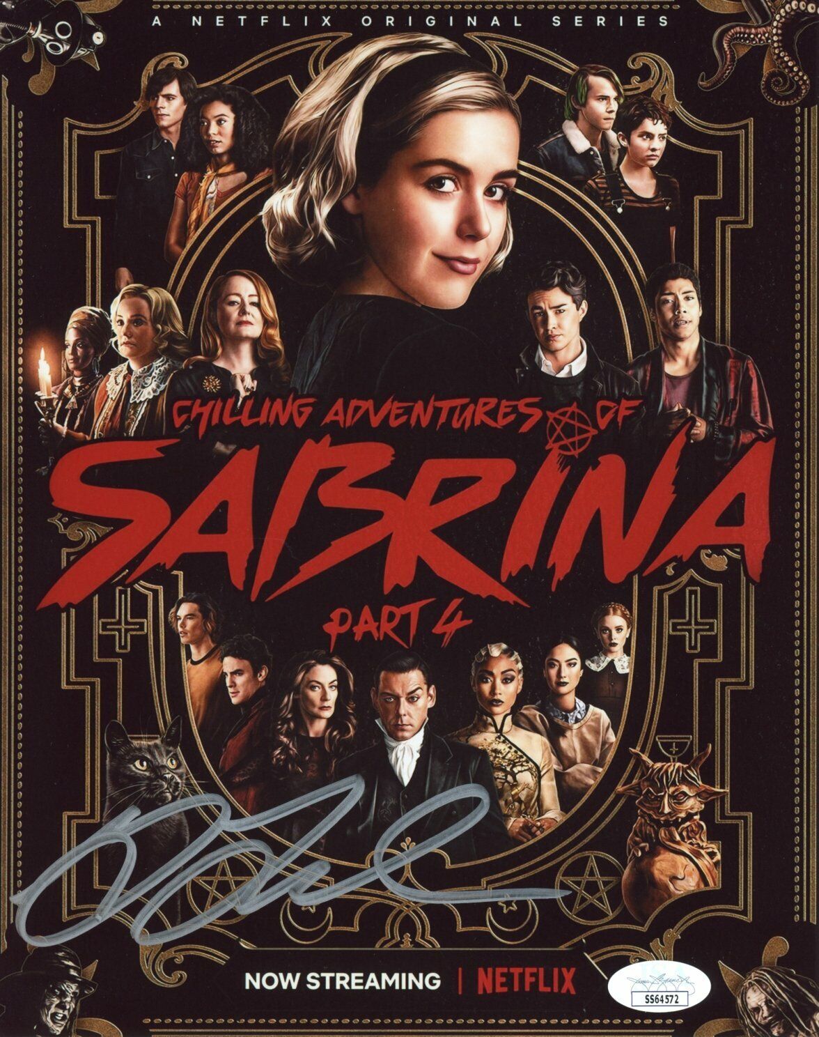 Gavin Leatherwood Chilling Adventures of Sabrina 8x10 Photo Poster painting Signed Auto JSA COA