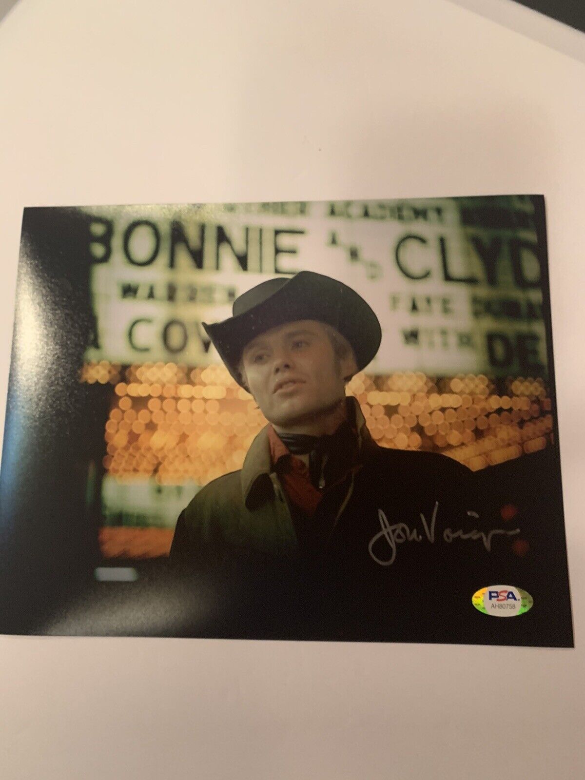 jon voight signed 8x10 Photo Poster painting Pic Auto Psa Midnight Cowboy