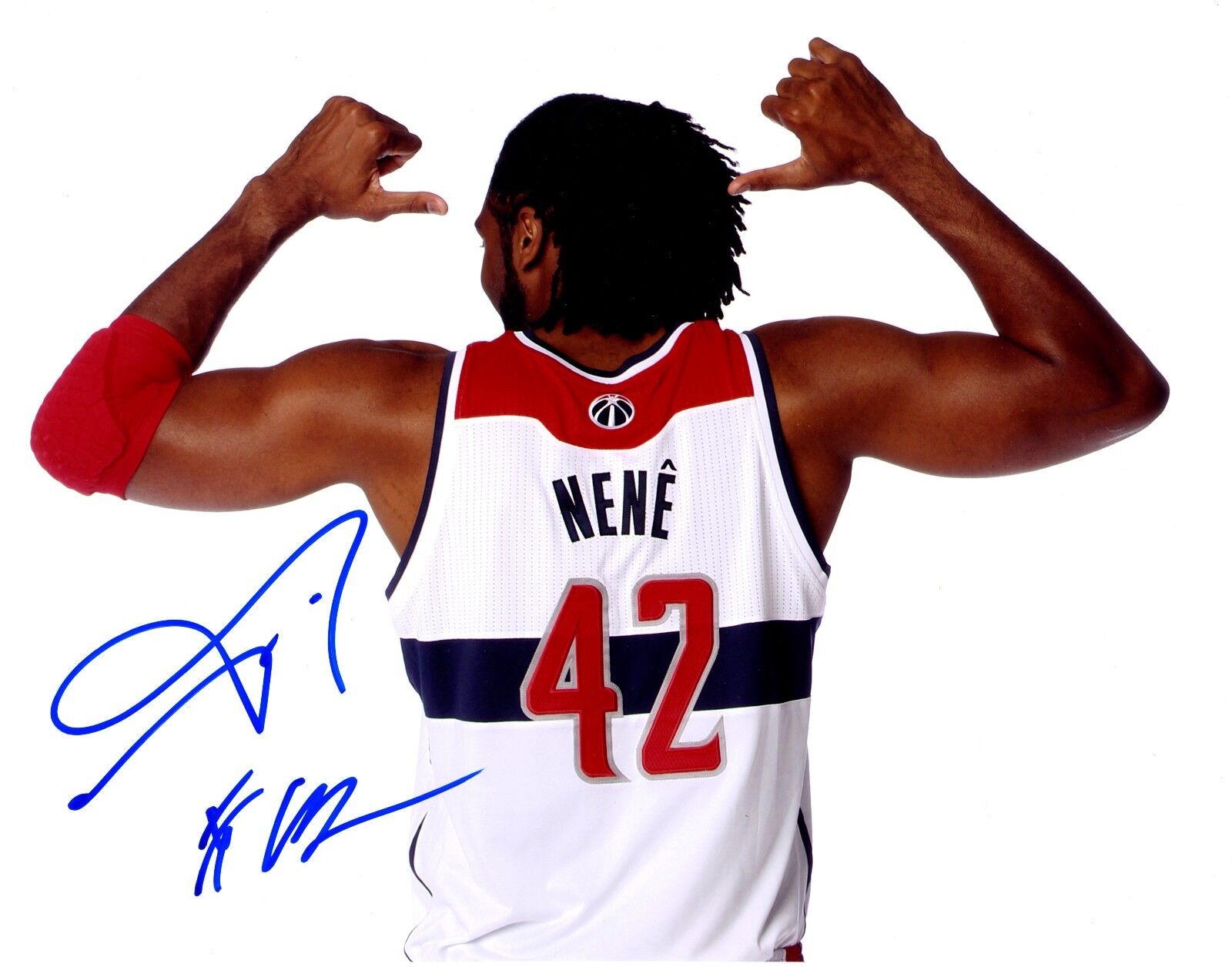 Nene Hilario Signed 11x14 Photo Poster painting Will Pass PSA COA Autograph Auto Wizards Rare