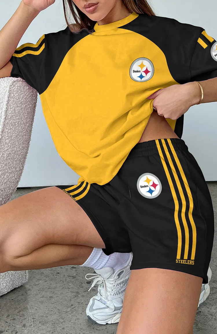 Pittsburgh Steelers Limited Edition Top And Shorts Two-Piece Suits