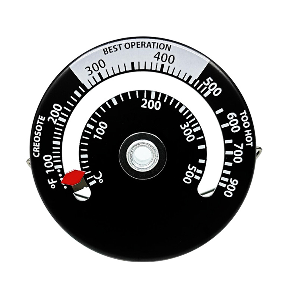 

Magnetic Wood Stove Thermometer Household Fireplace Fan Barbecue Oven Tool, 501 Original