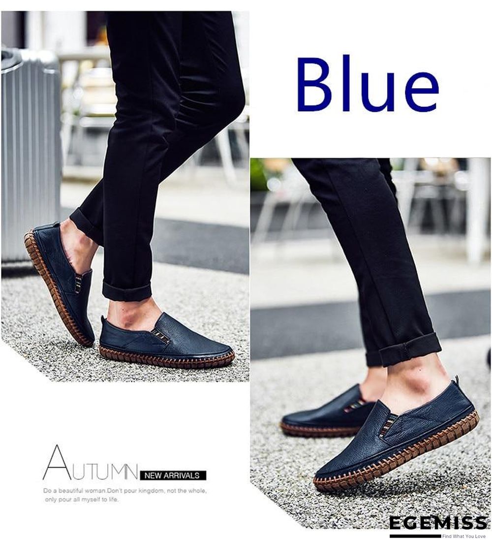 Leather Men Shoes Slip On Shoes Leather Loafers Mens Moccasins Shoes Italian Designer Shoes | EGEMISS