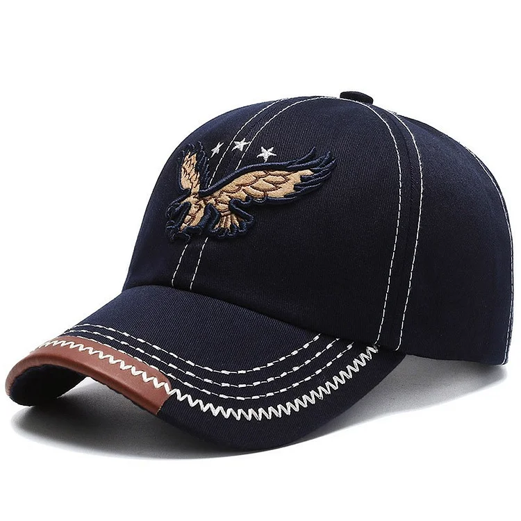 Trendy Embroidered Eagle Street Cap
