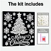 uk.everydayedeals DIY Pearl Painting With Frame - Handmade Self-Adhesive Pearls - Christmas Tree(25*25cm)