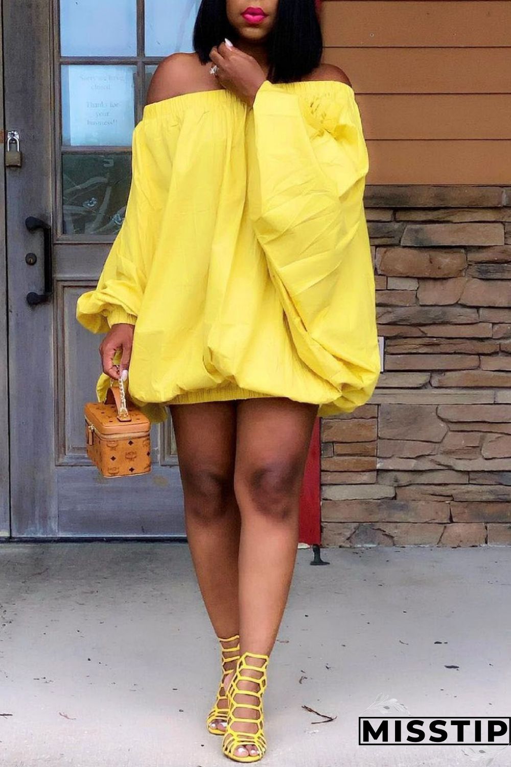 Pink Sexy Casual Solid Backless Off the Shoulder Long Sleeve Dresses