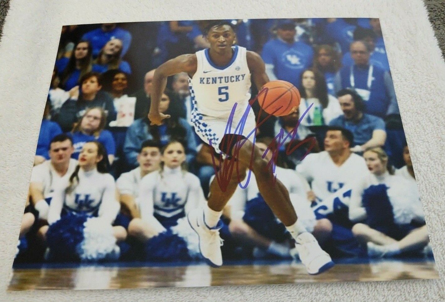 IMMANUEL QUICKLEY Kentucky Wildcats SIGNED AUTOGRAPHED 8x10 Photo Poster painting COA KNICKS