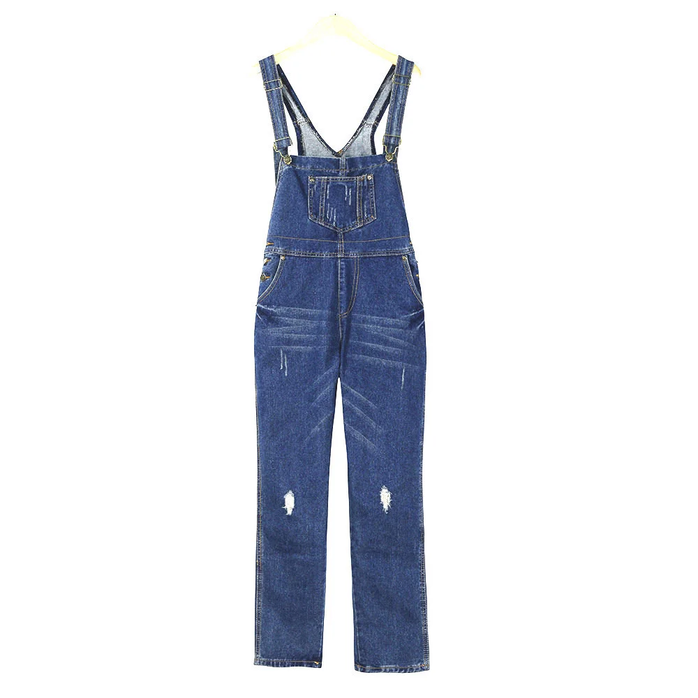 Women's Summer Street Hipster Denim Jumpsuit Overalls
