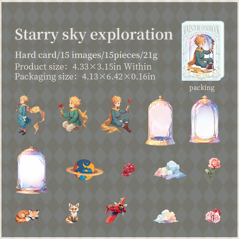 Sticker - Fairy Tale Series Vintage Magic Character 