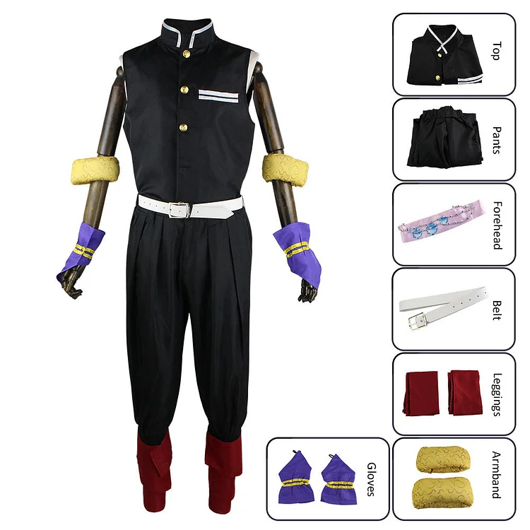 Demon Slayer Cosplay Uzui Tengen Anime Costume for Adult-elleschic