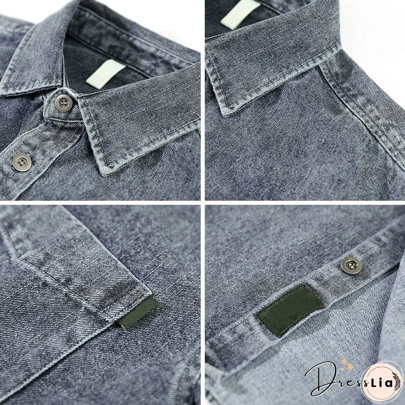Trucker Washed Denim Shirt