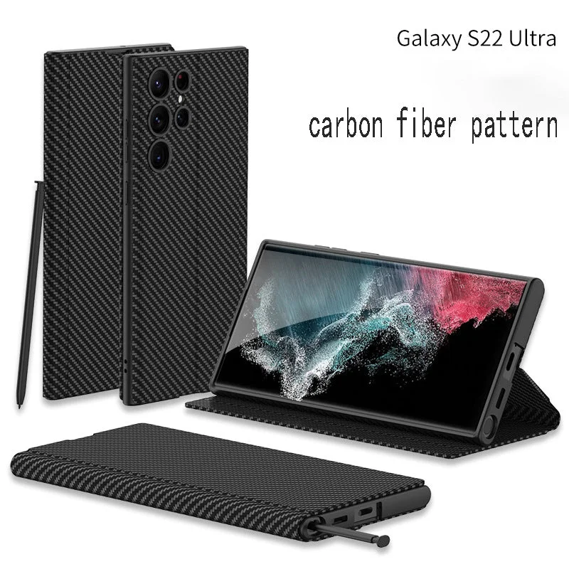 Suitable For Samsung S22 Business Flip Holster Anti-Fall Mobile Phone Case