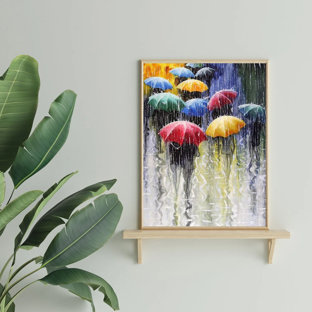 Rain Street - Paint By Number(40*50cm)