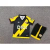 25/26 Kids Rayo Vallecano de Madrid SAD Black Yellow Soccer Jersey