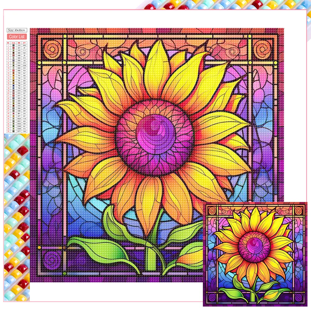 Full Square Diamond Painting - Sunflower(Canvas|35*35cm)