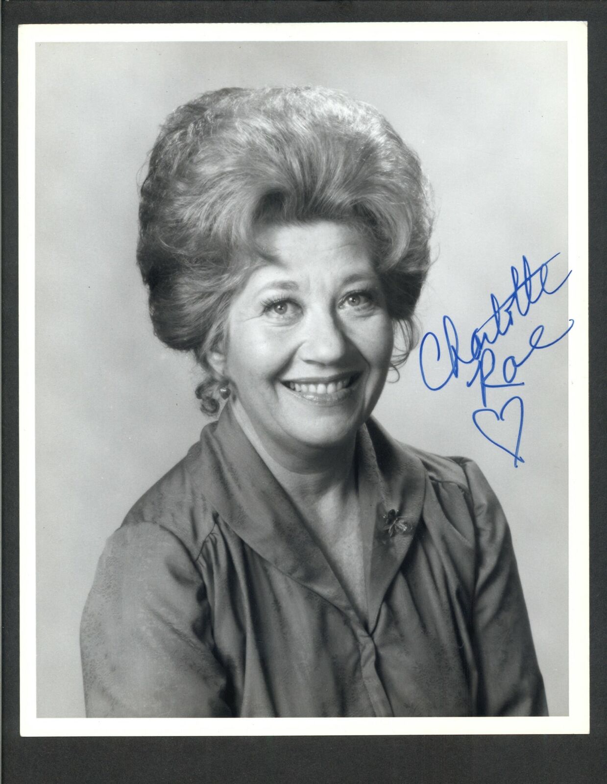 Charlotte Rae - Signed Autograph Movie Still - Diff'rent Strokes - Facts of Life