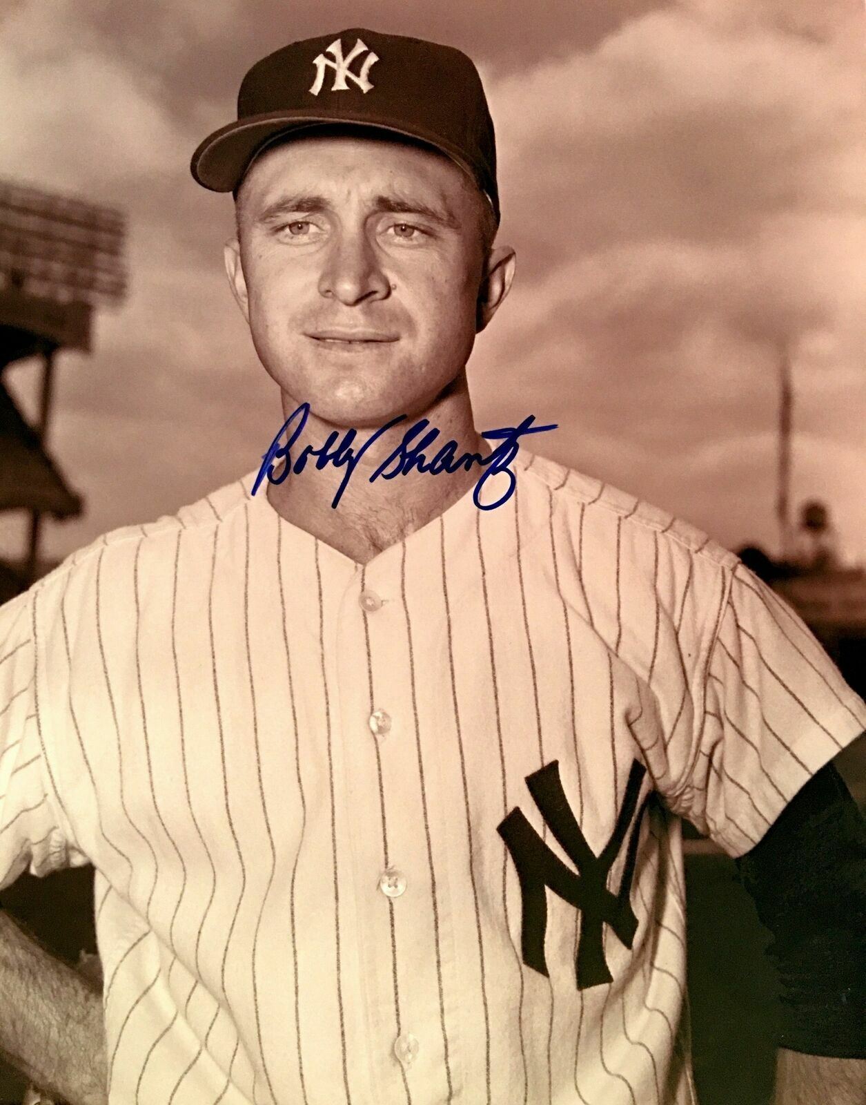 Bobby Shantz Signed New York Yankees 8x10 Photo Poster painting  SHIP Autograph Auto