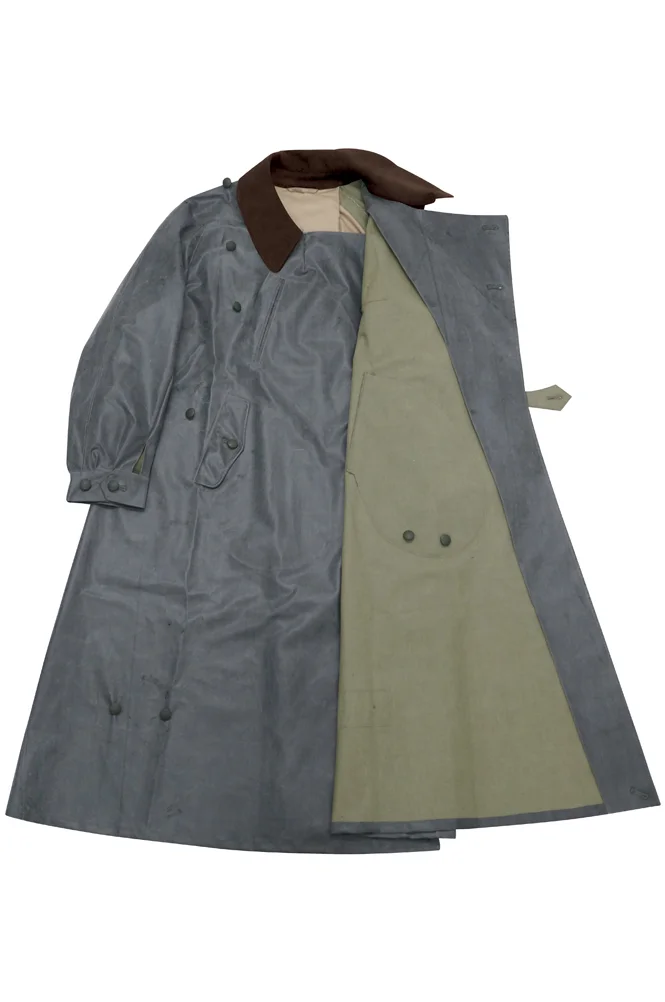   German Motorcyclist Rubberized Protective Coat Kradmantel German-Uniform
